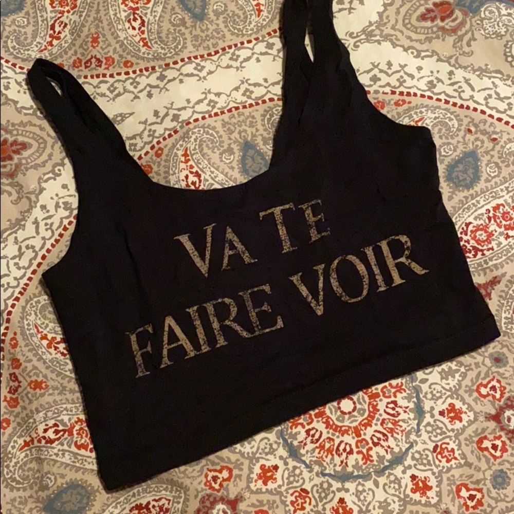 Crop tank top